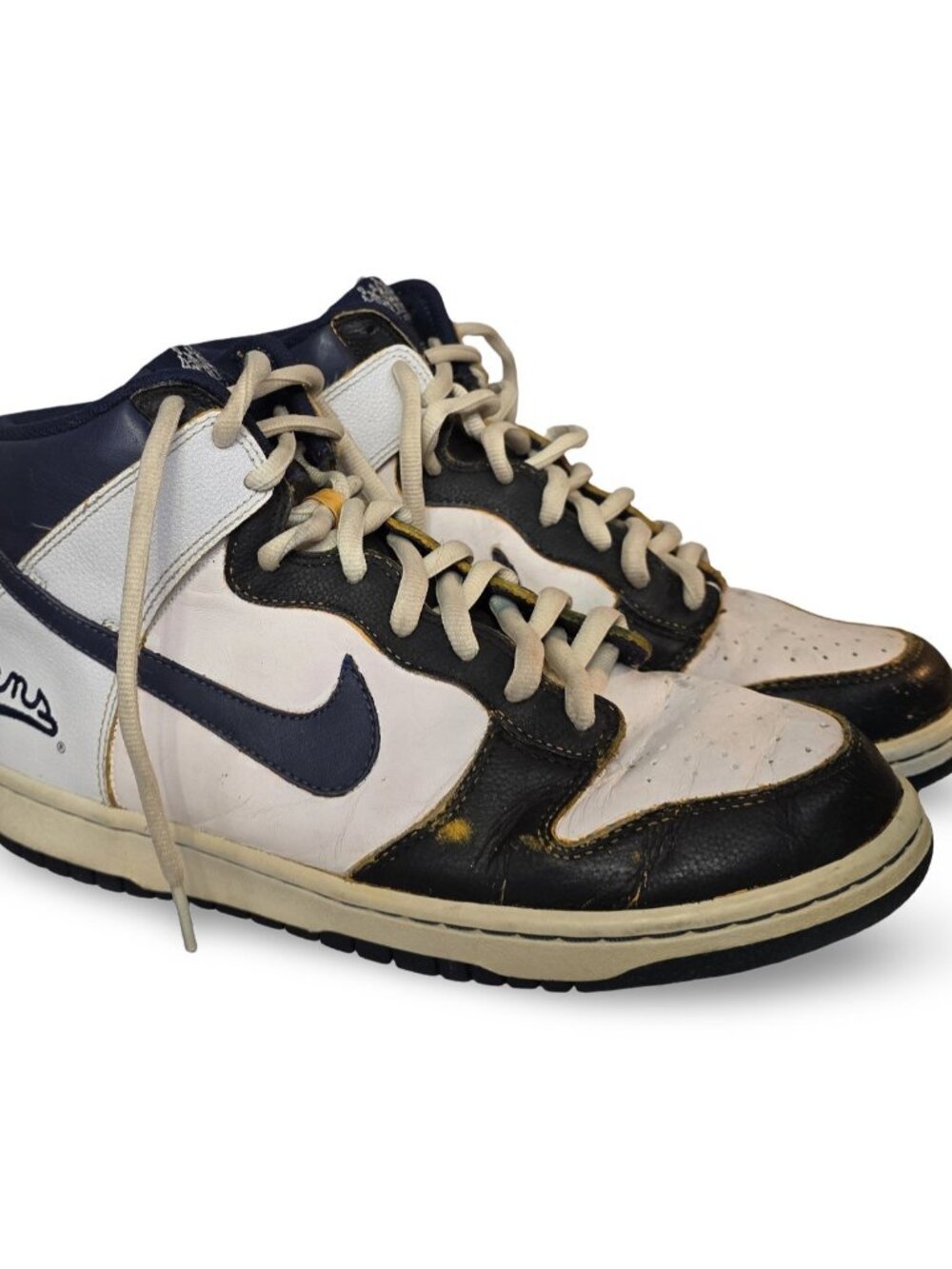 Nike Dunk High 2008 Black Fives "New York Rens" - Style 309432-741 - Size 9.5